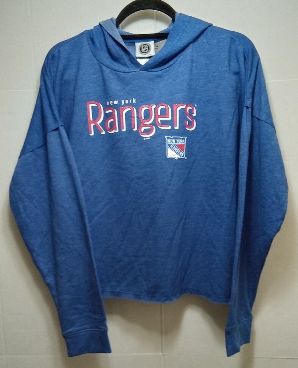 New York Rangers NHL Long Sleeve Hoodie Women's Medium